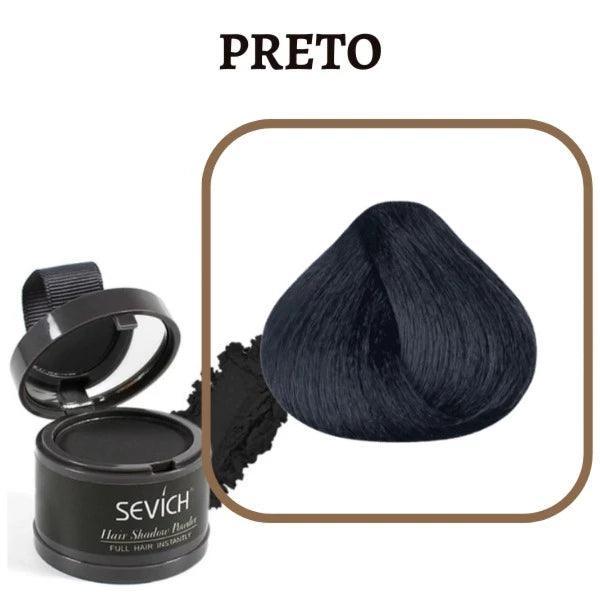 Tinta de cabelo em pó Sevích™ Original - Cobertura Total dos Brancos - Serena Beauty