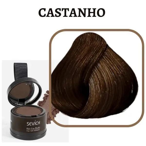 Tinta de cabelo em pó Sevích™ Original - Cobertura Total dos Brancos - Serena Beauty