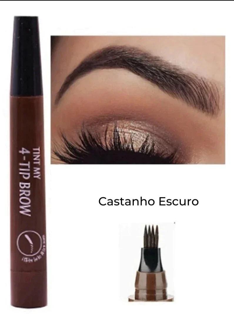 Caneta Microblading para Sobrancelhas 3D - Efeito Fio a Fio - À prova d'água - Serena Beauty