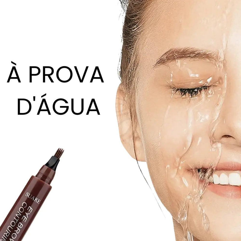 Caneta Microblading para Sobrancelhas 3D - Efeito Fio a Fio - À prova d'água - Serena Beauty