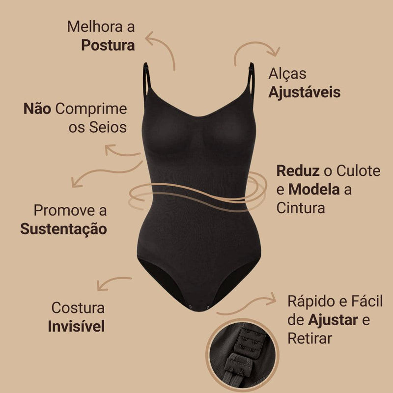 Body Modelador Up Shaper®️ | Compre 1 Leve 2 + Brinde Calcinha Modeladora - Serena Beauty