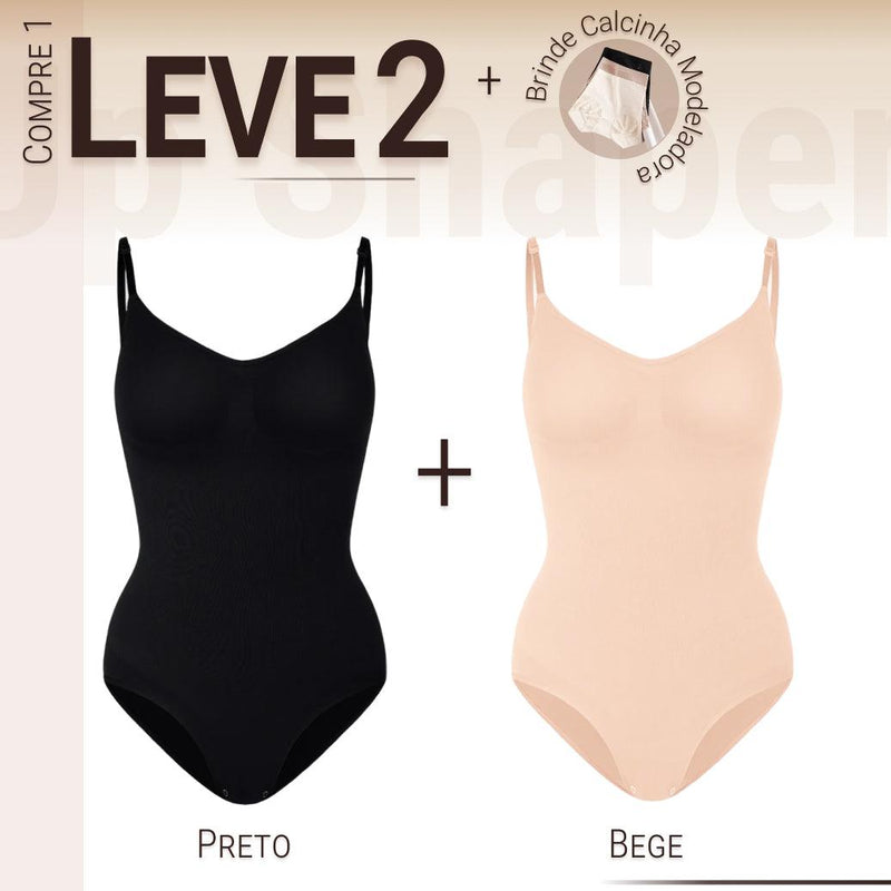 Body Modelador Up Shaper®️ | Compre 1 Leve 2 + Brinde Calcinha Modeladora - Serena Beauty