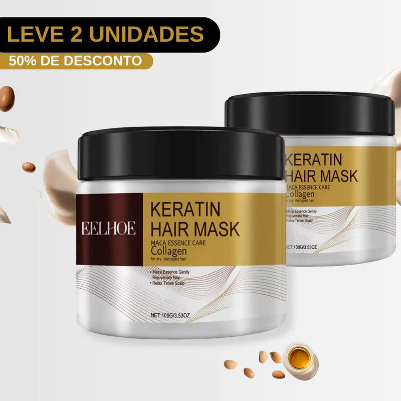 Máscara de Colágeno Eelhoe 100g - Restauração e Brilho Capilar - Serena Beauty