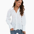 Camisa Feminina Laise Branca - Serena Beauty